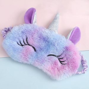 Kuschelige Schlafmaske in Einhorndesign