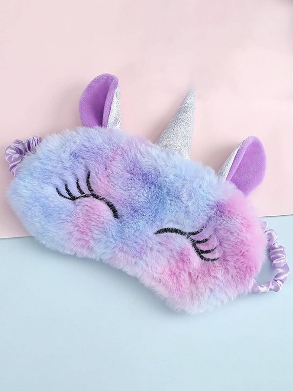 Kuschelige Schlafmaske in Einhorndesign